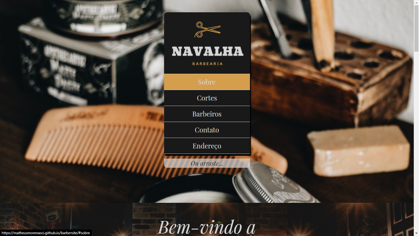 Responsive Barber Website
